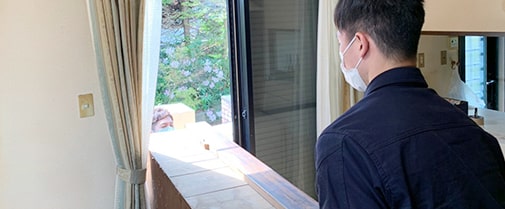 重たい廃品も安全・丁寧に回収