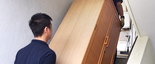 重量のある粗大ゴミも安全に搬出