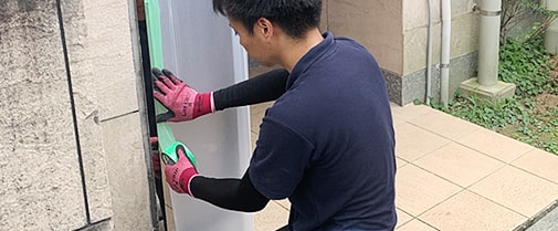万が一に備えて養生を徹底